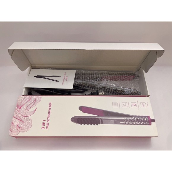 3-in-1 Hair Straightener and Curling Iron - Flat Iron for Women - Picture 6 of 8